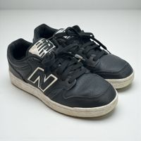 New Balance 480, baskets en cuir noir. Pointure 38