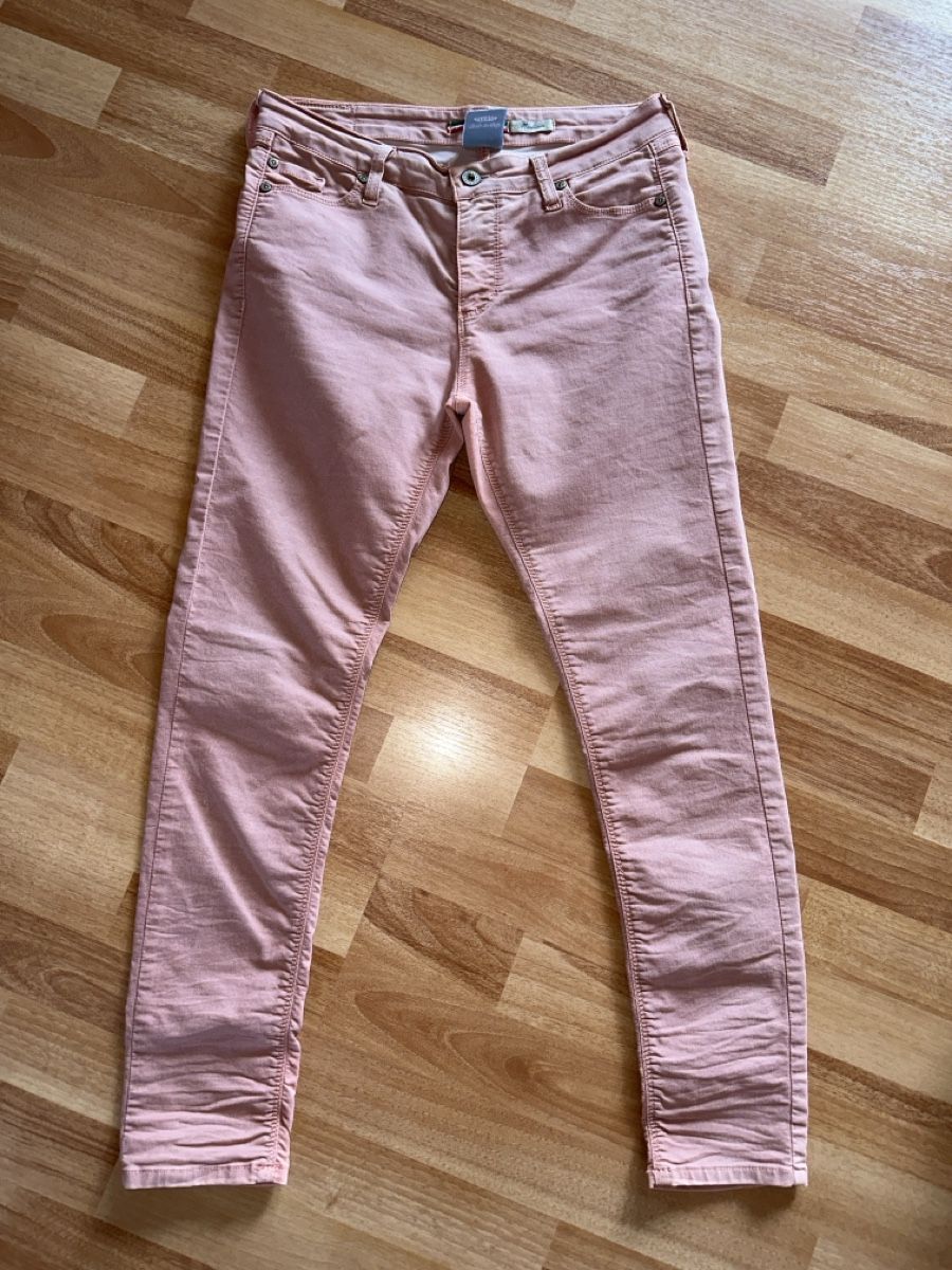 Please Jeans Jeans: Please Jeans, Gr. M, rosa einf. Bundweite ca. 36 cm – Usato da Wald AR venduto da sar_x867