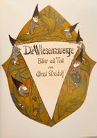 Ernst Kreidolf - Die Wiesenzwerge / Bilderbuch Neuwertig