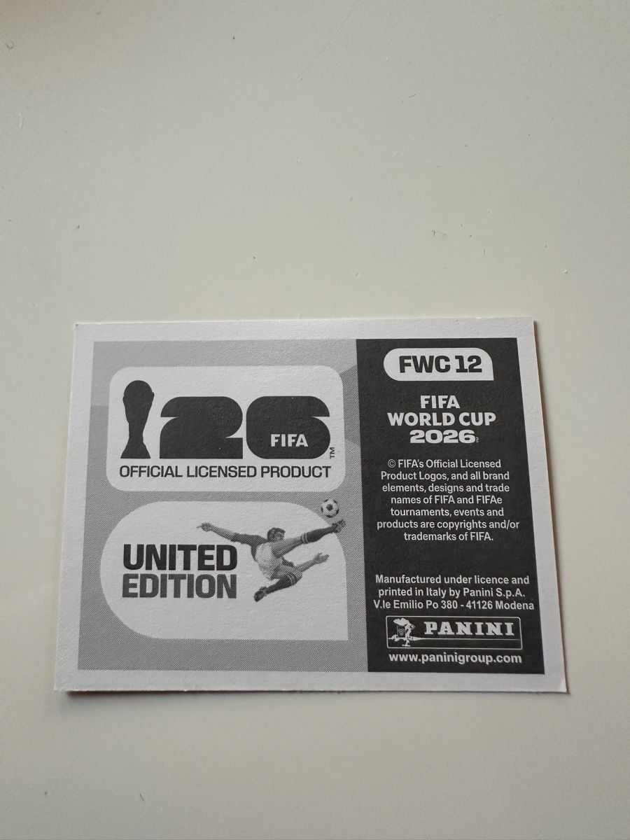 Panini Carte collezionabili: PANINI FWC 12 – Nuovo e nell'imballaggio originale da Payerne venduto da mike_lth 1