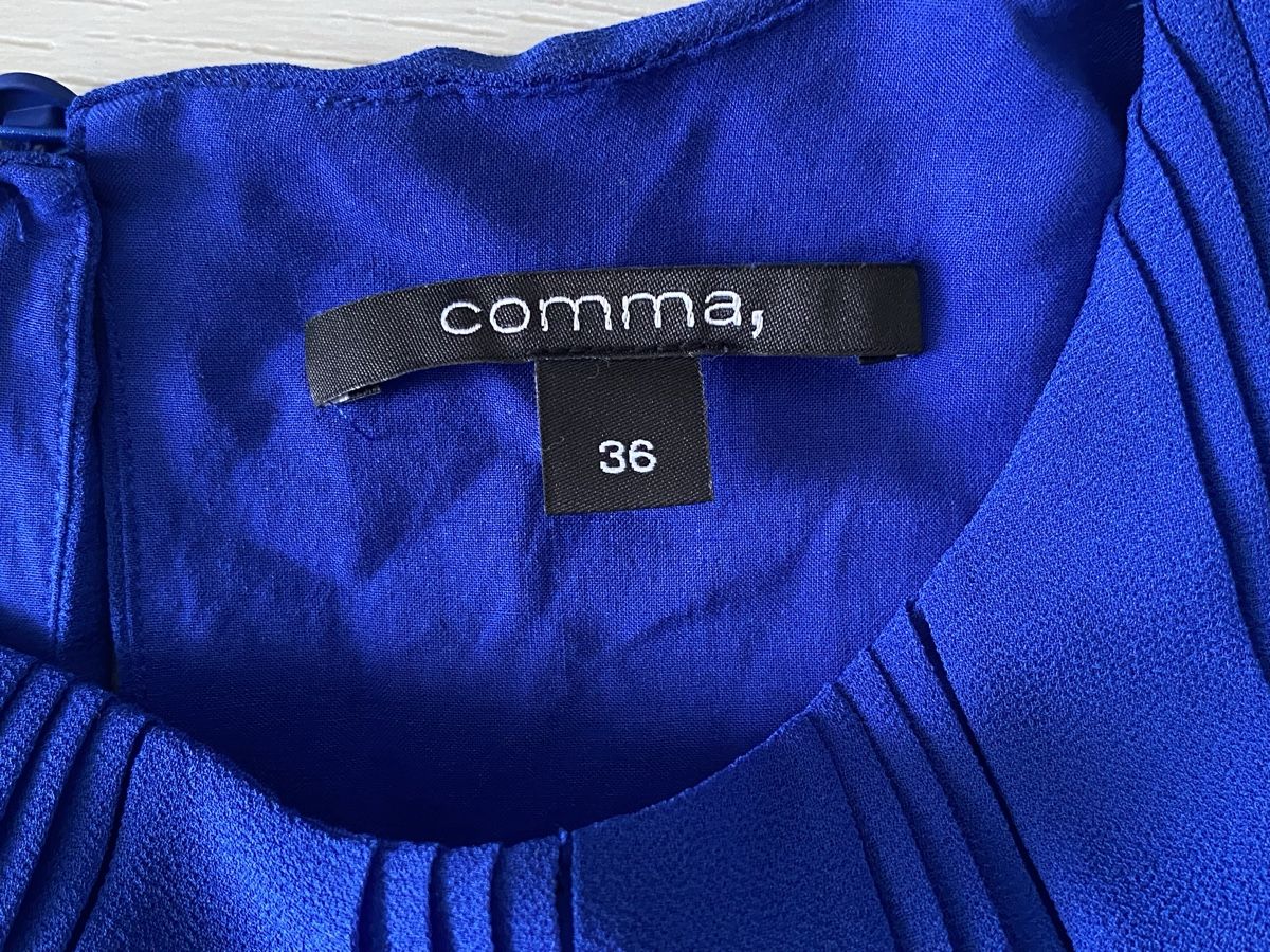 Comma Camicette: Comma Bluse Gr. 36 Königsblau – Usato da Strengelbach venduto da Bycy 1