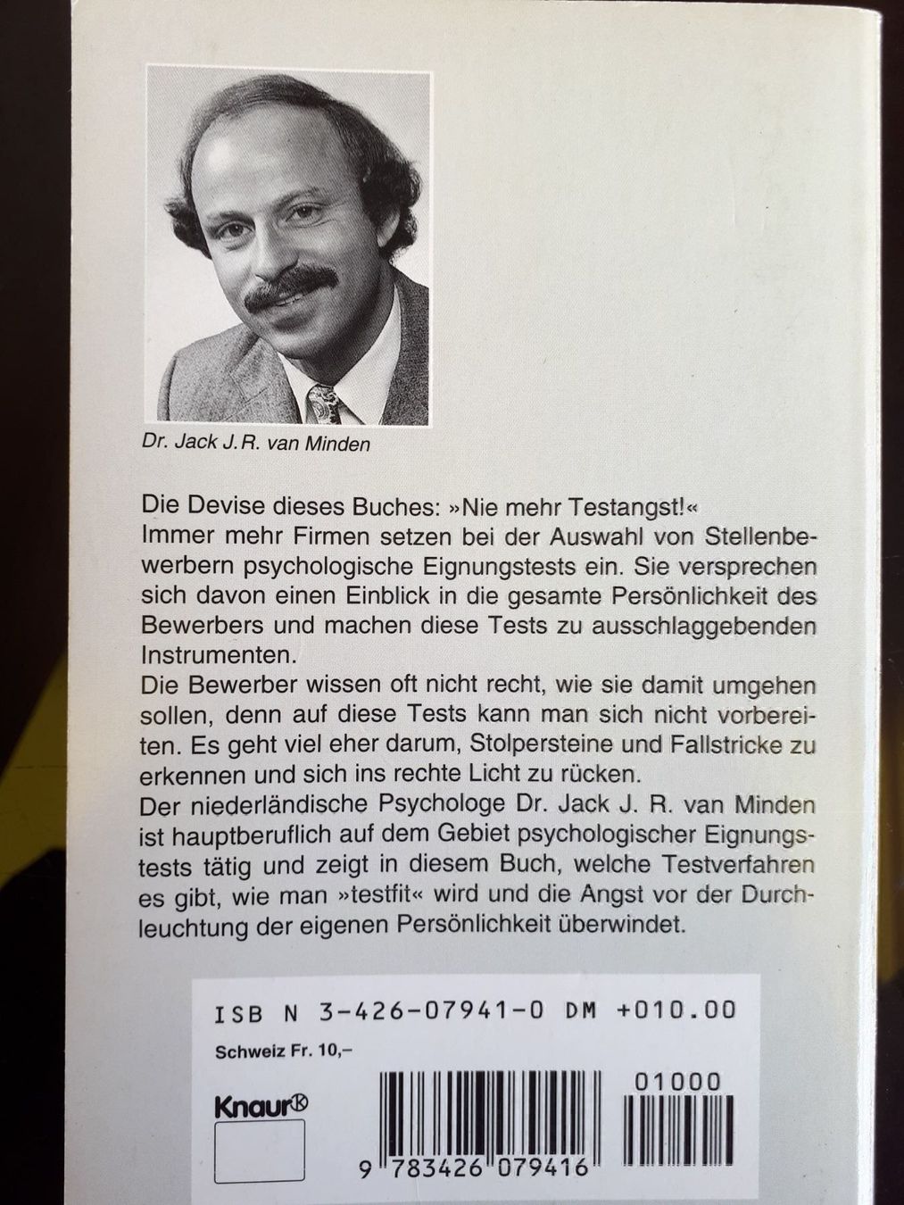 Libri: Psychologische Eignungstests – Usato da Basel venduto da Alacant 1