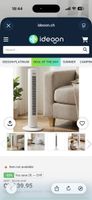 Turmventilator Ideoon Tech weiss,3 Stufen