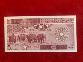 SOMALIA - 5 Shillings 1983 - Unzirkuliert / Non circulé