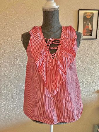 Damen Top Gestreift Gr XS
