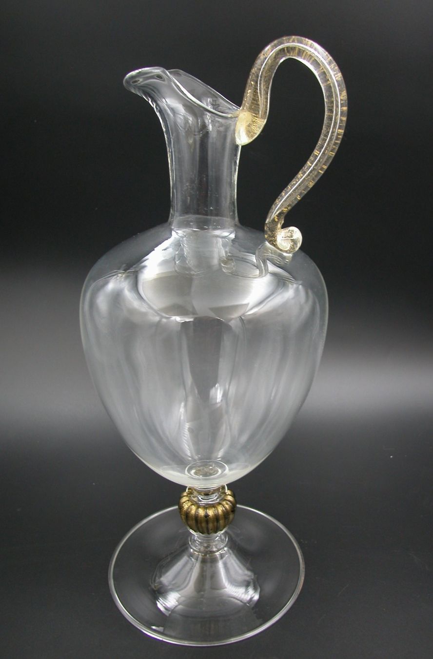 Murano Karaffen: Grosse Karaffe, wohl Barovier & Toso, Murano – Gebraucht aus Bern von Daikoku