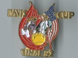 Placchette & Badge: Davis Cup Final 92 USA Pin – Usato da Zürich venduto da t24_de