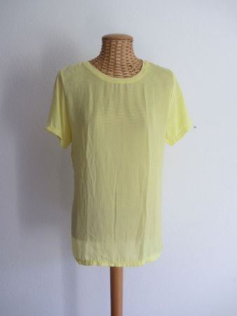Longshirt gelb fliessend - 38