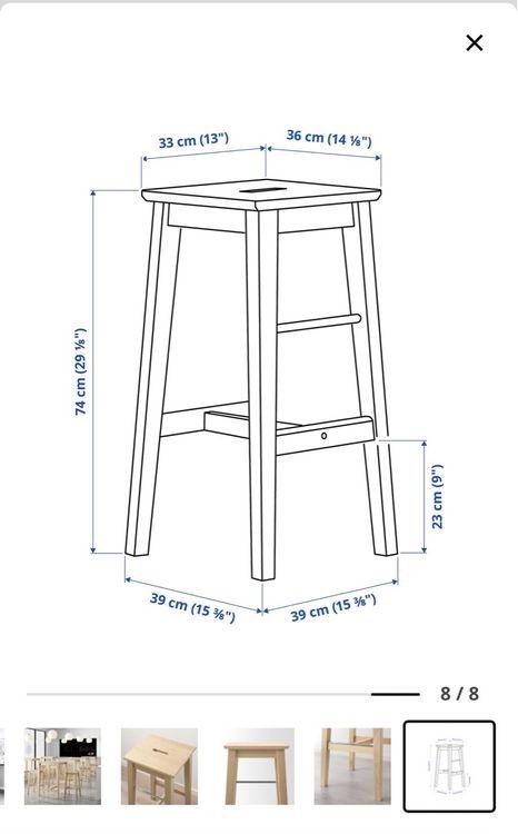 Ikea Tabourets: Hocker hoch Ikea – D'occasion à Allschwil par die.raritaet 1
