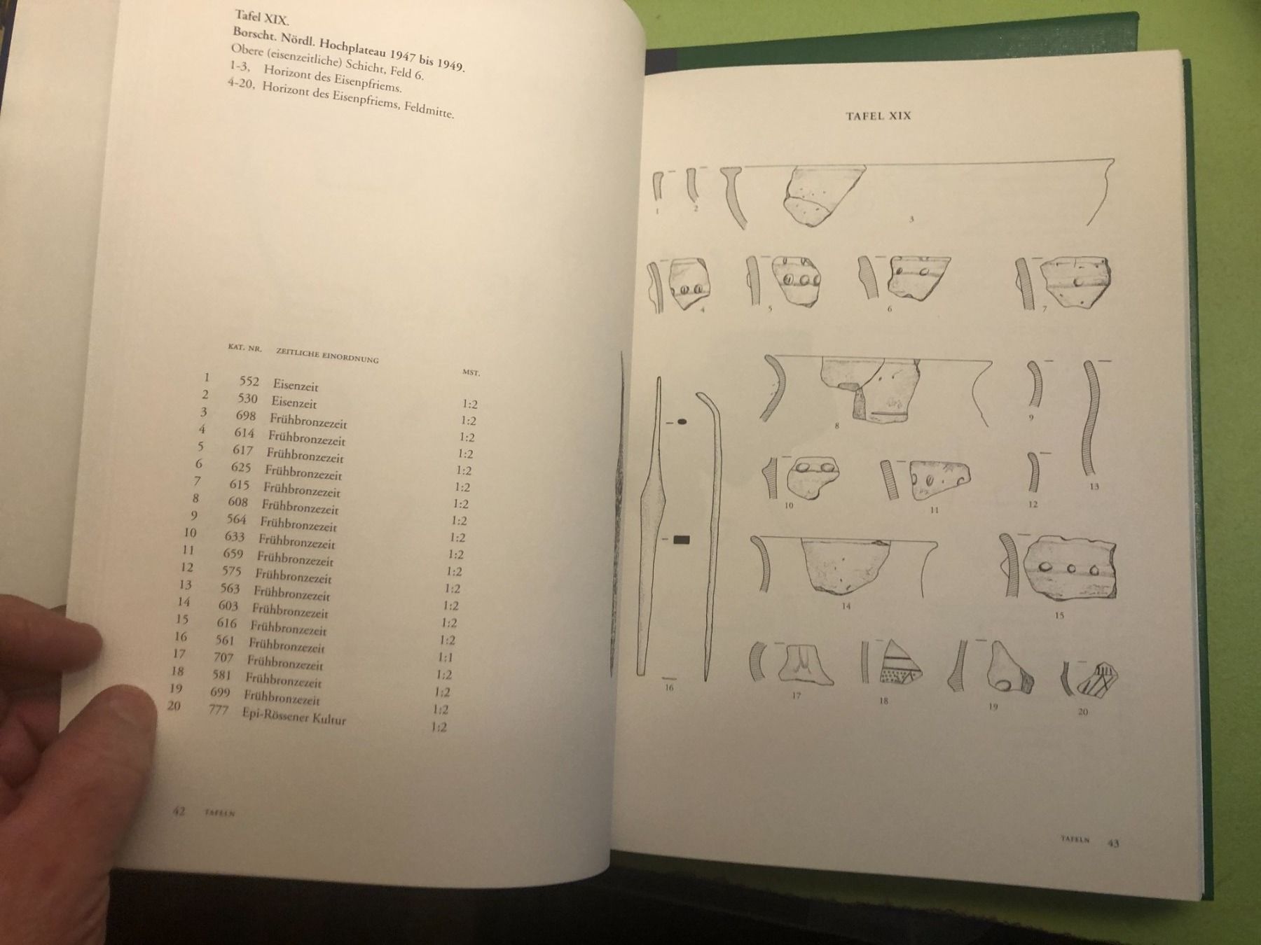 Libri: M. Maczynska: Schellenberg-Borscht. Prähist. Siedlung FL – Usato da Zürich venduto da allp 8