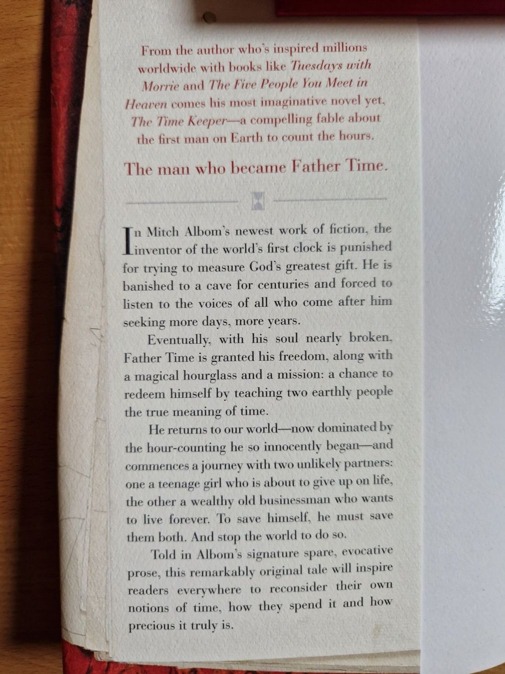 Bücher: The time keeper - Novel by Mitch Albom – Neu (gemäss Beschreibung) aus Rüti ZH von Gigelisuppe 4