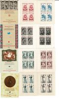 Croix Rouge 1960-63 4 Heftchen **