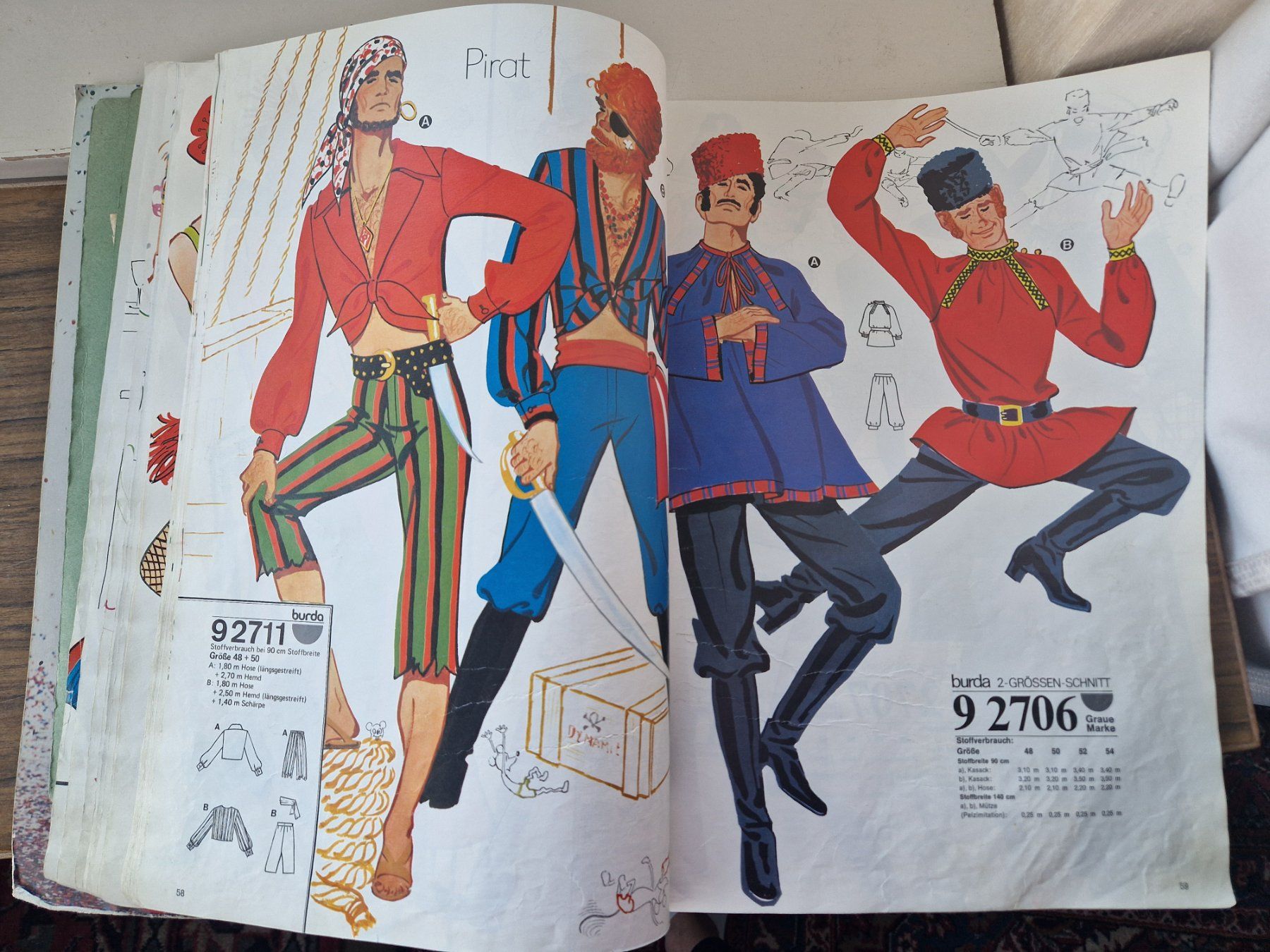Cartamodelli: Schnittmuster Fasching 1979 Burda – Usato da Mörschwil venduto da lindaswunderkiste 9