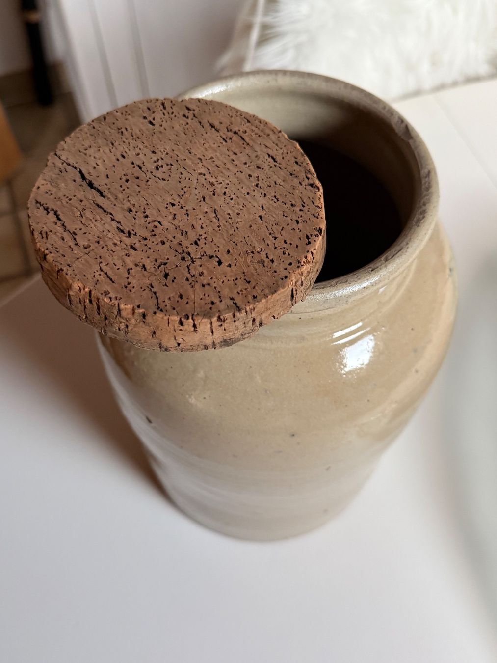 Behälter & Ähnliches: Grand Pot en Grès avec Bouchon en liège – Gebraucht aus Céligny von kimag1 3