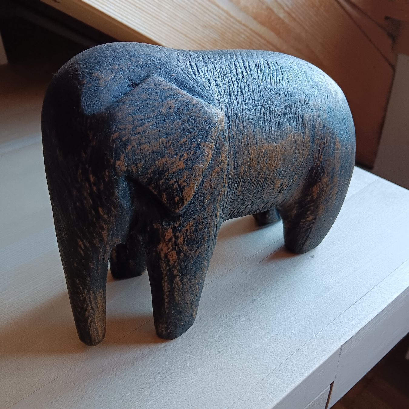 Skulpturen & Statuen: Not Bott Holzskulptur Elefant 1992 – Neu (gemäss Beschreibung) aus Chur von chr_b2cn