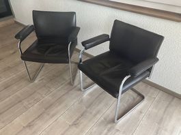 Paire de fauteuils RH 305 originaux de Robert Haussmann