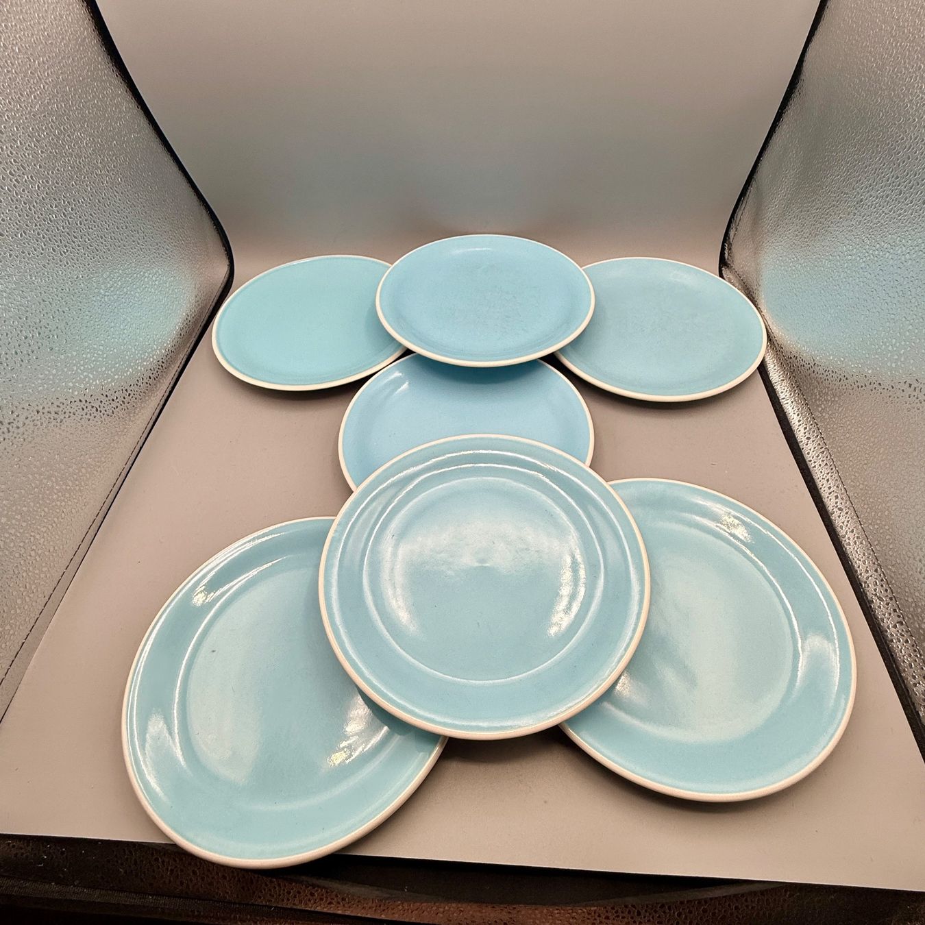 Rössler Teller: 7 Dessertteller  Rössler Blau 19cm – Gebraucht aus Ueberstorf von Brocandi 4