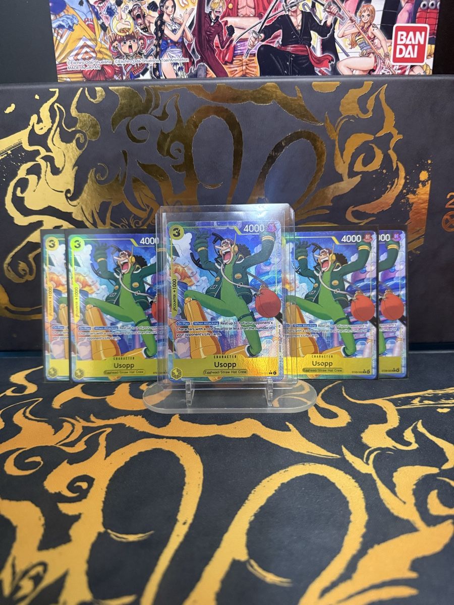 Bandai Carte collezionabili: Onepiece TcG Usopp AA 5x – Nuovo (secondo la descrizione) da Urtenen-Schönbühl venduto da jul_c8v2