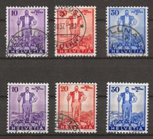 1936 : Sondermarken W2 - W7 : KP 260.--