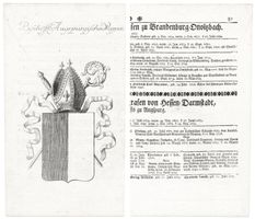 Bischofswappen des Hochstifts Augsburg - 1740