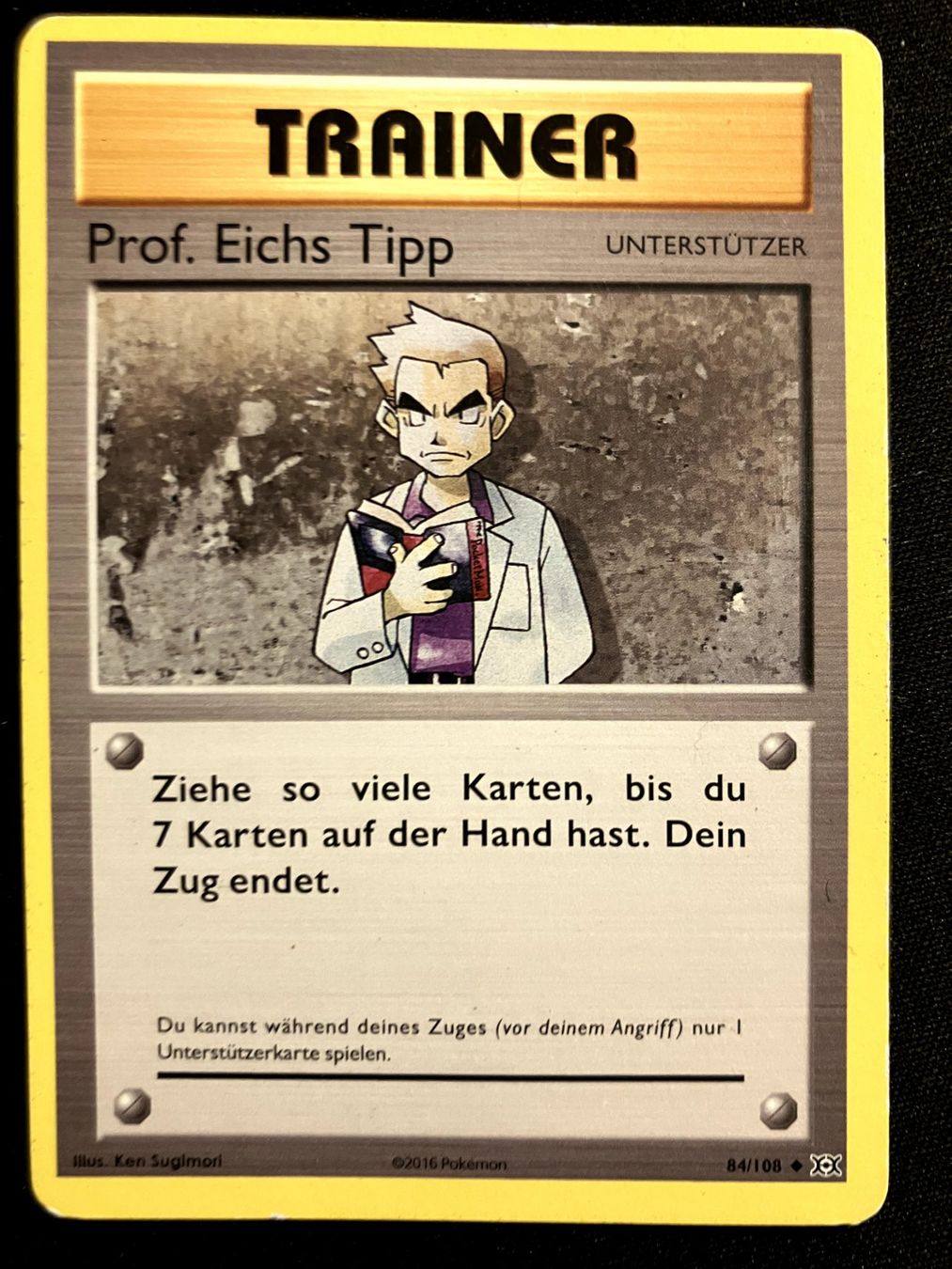 Pokémon Carte collezionabili: Pokemon Prof. Eichs Tipp - Evolutions 84/108 - Deutsch – Usato da Bern venduto da Big_GS