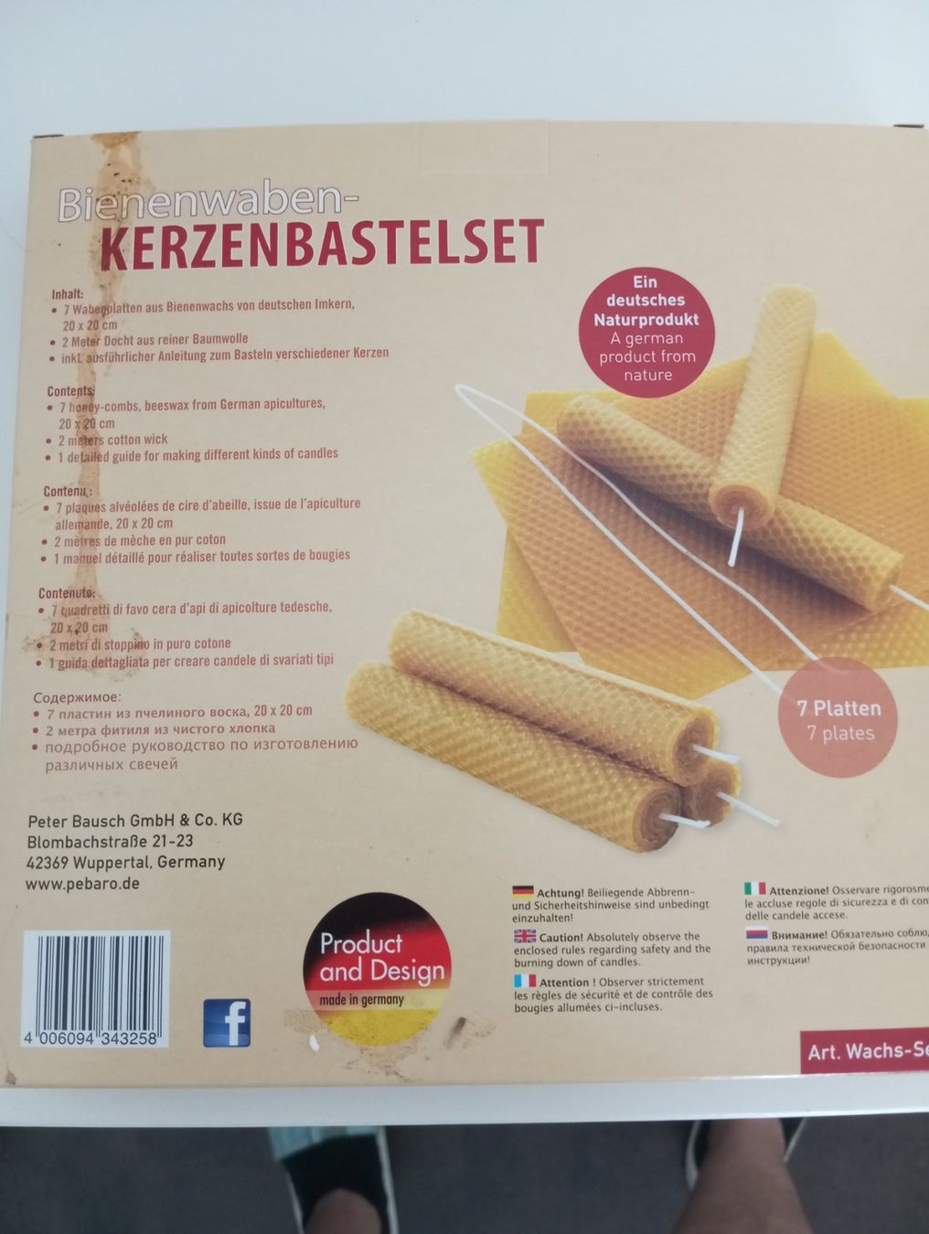 Kit bricolage: Kerzen Bastelset / Bienenwaben – Nuovo (secondo la descrizione) da Amriswil venduto da cbe_cr6q 1