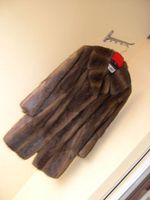 PELZJACKE (1A Bisam) 44/46 (Neuwertig)