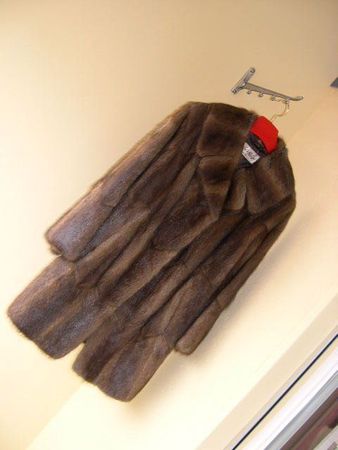PELZJACKE (1A Bisam) 44/46 (Neuwertig)