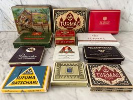 Zigarettendosen Blechdosen