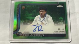 2025-26 Topps Chrome NBA Rookie Green Jase Richardson /99