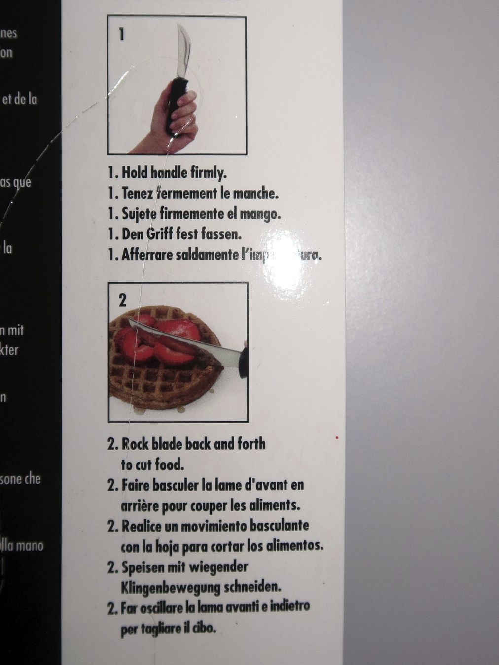 Couteaux de cuisine: Wiegemesser mit rutschfestem Gummigriff – Neuf avec emballage d'origine à Hombrechtikon par Bluecoral 3