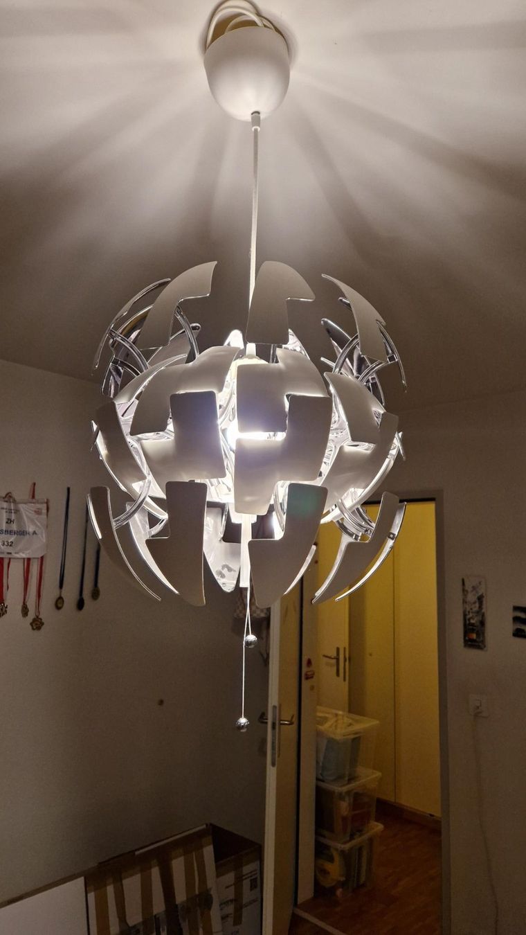 Ikea Kronleuchter & Deckenlampen: Hängeleuchte IKEA PS 2014, silberfarben – Gebraucht aus Küsnacht ZH von mlv_qp5g 2