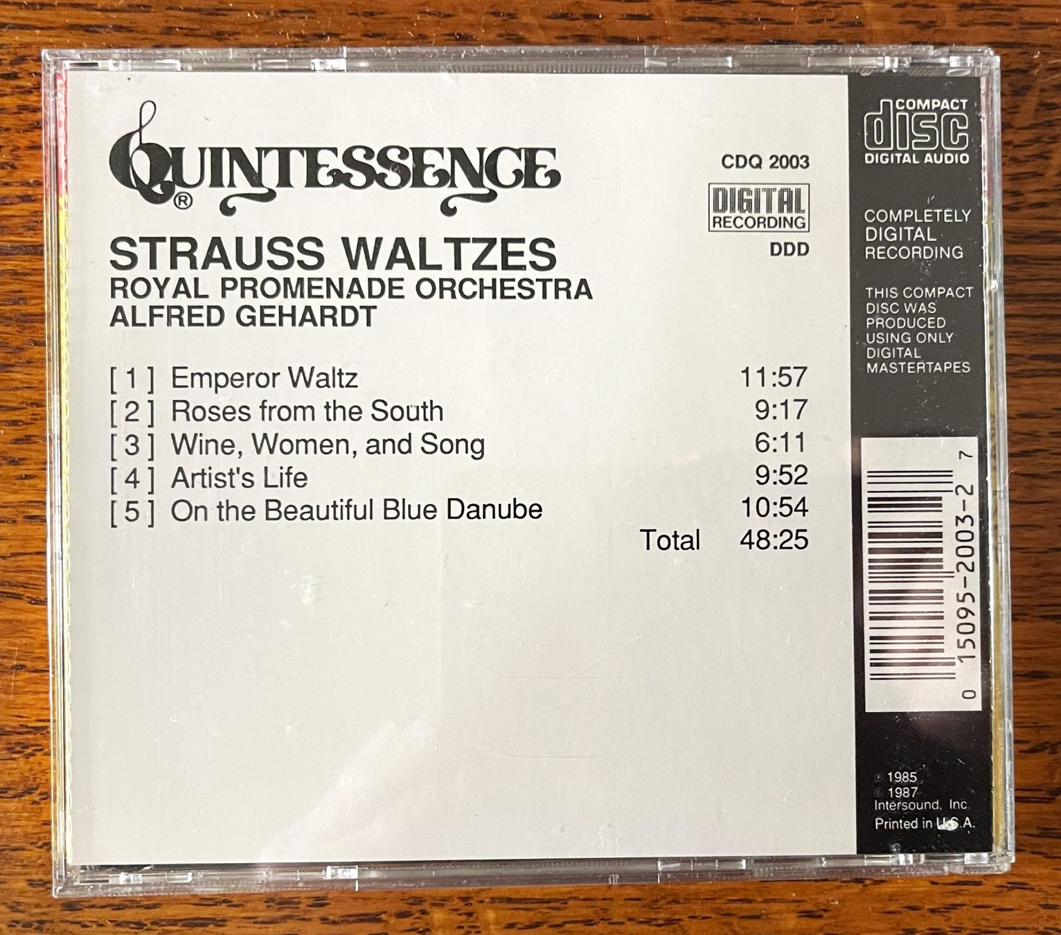 CD: STRAUSS WALTZES CD – Usato da Oftringen venduto da Vucki 1