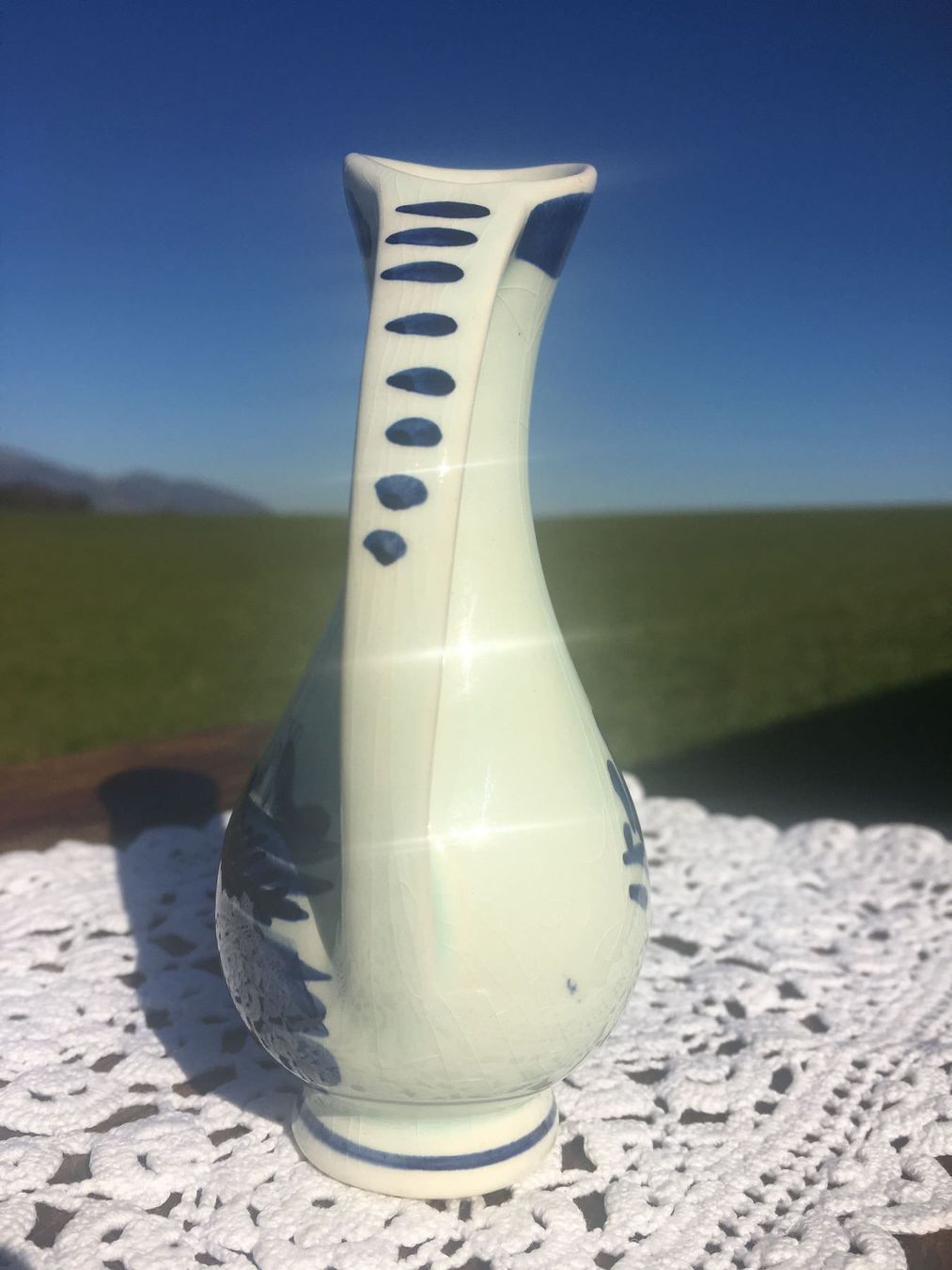 Vasi & Recipienti: DELFT  HOLLAND  BLUMENVASE  KERAMIK – Usato da Subingen venduto da ArtBead 3