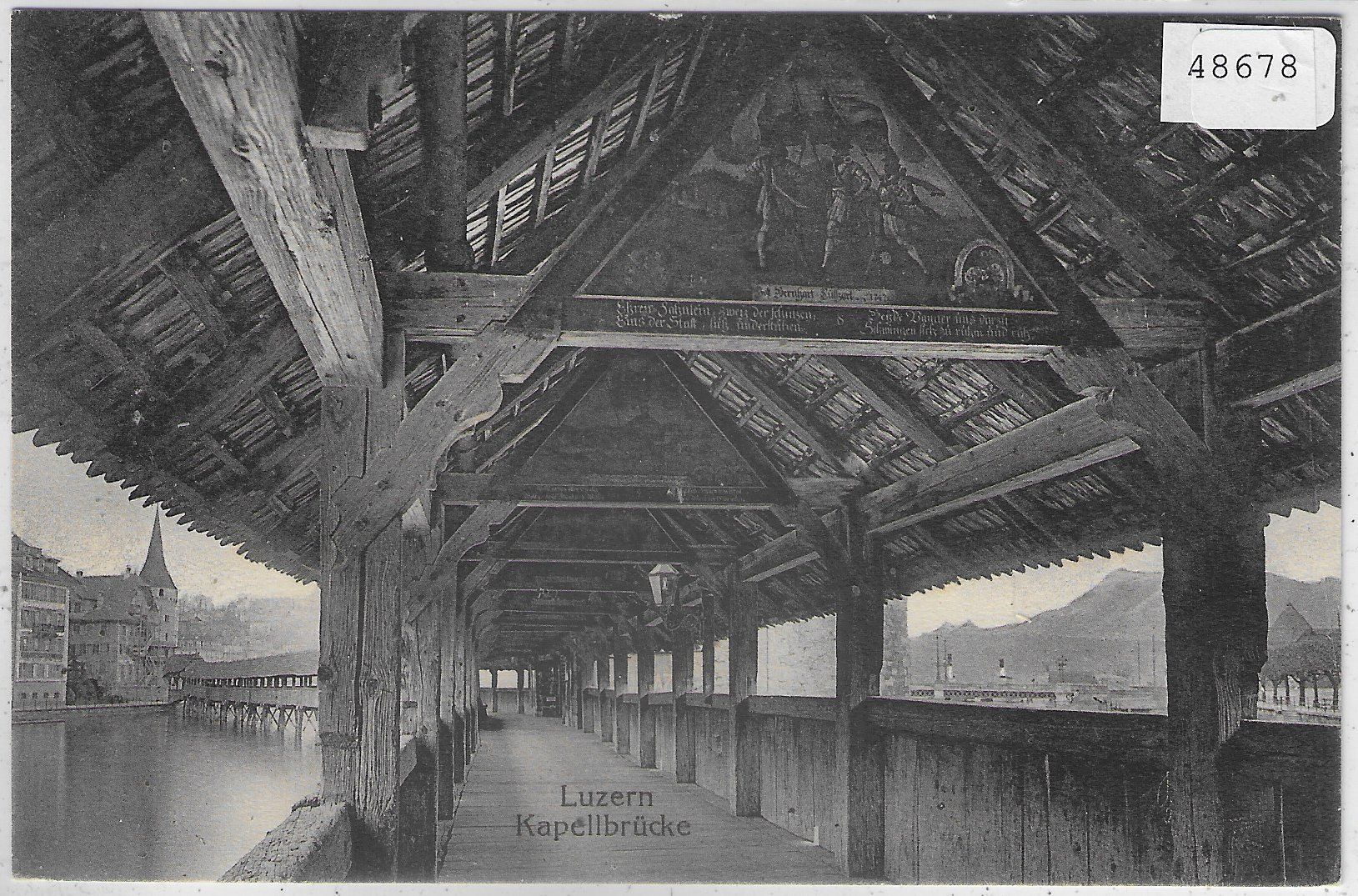 Cartoline postali: Luzern - Kapellbrücke – Usato da Ettingen venduto da Kartenplanet
