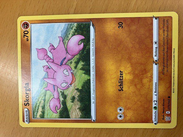 Pokemon Skorgla 071/163 | Kaufen auf Ricardo