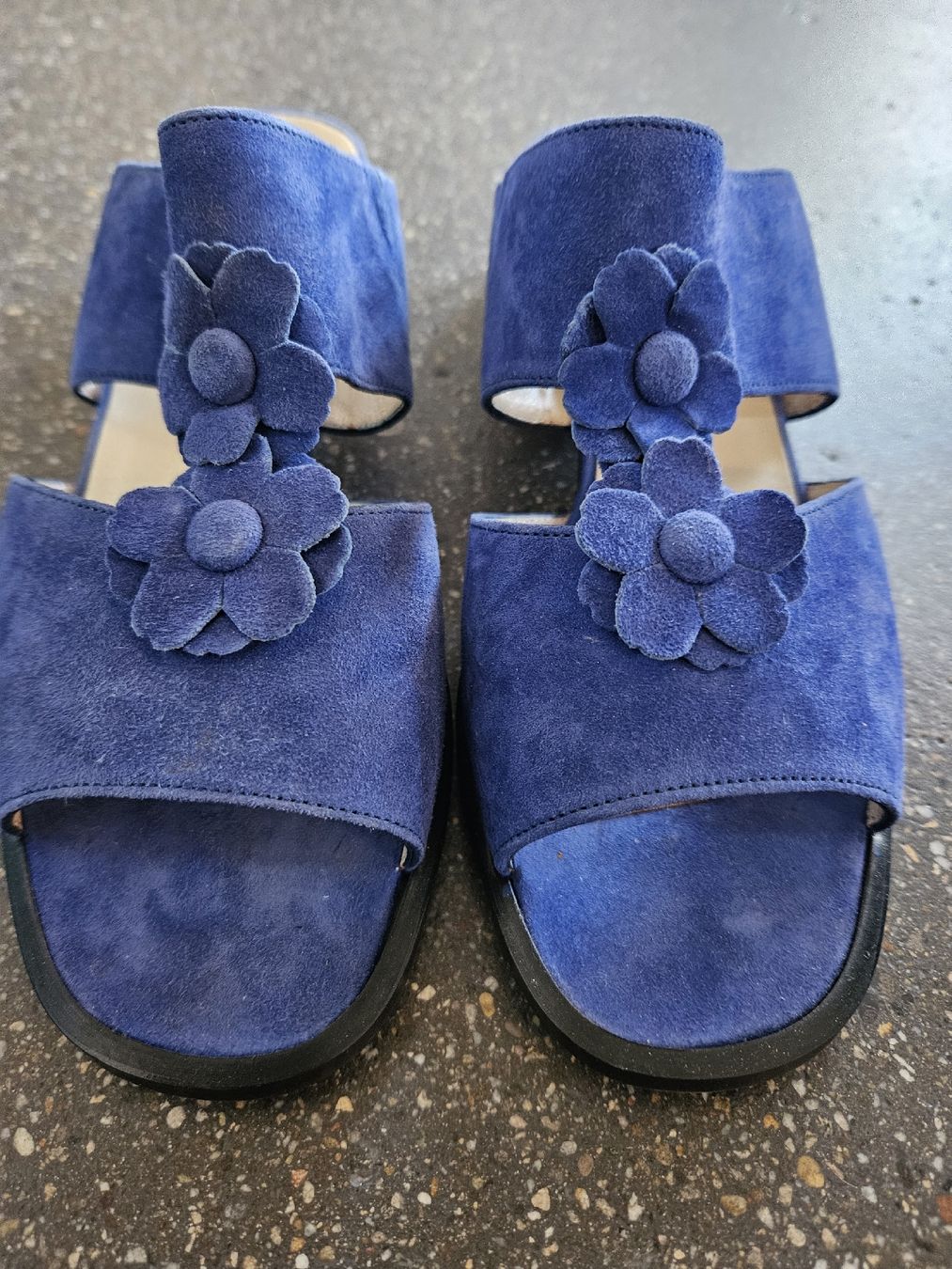 Scarpe da donna: Walter Käfer Design, blaue Sandalen, Gr. 38.5 neu – Nuovo e nell'imballaggio originale da Anwil venduto da tamoos 2