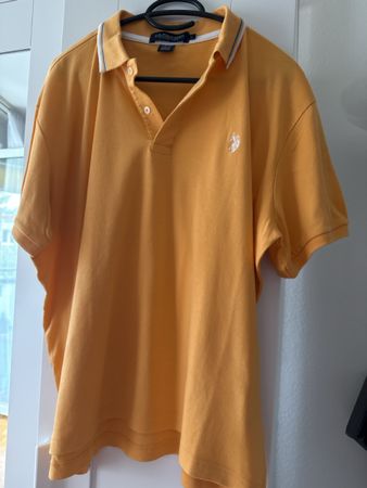 Polo U.S. Polo Assn. Orange  Taille L - État impeccable!