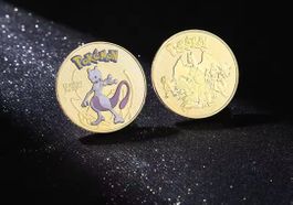 Pokemon 🍀 Mewtu 🍀(Goldmünze) Sammelmünze (NEU/OVP)