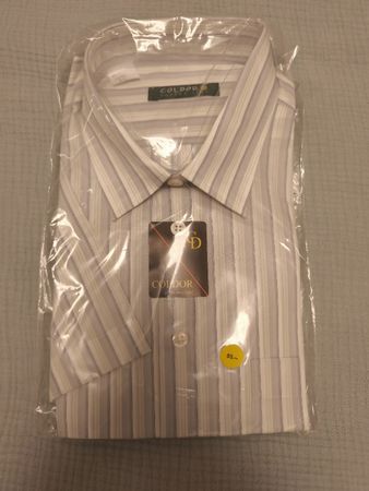 Neues Colldor Herrenhemd, Kurzarm, Gr. XL, Gestreift!