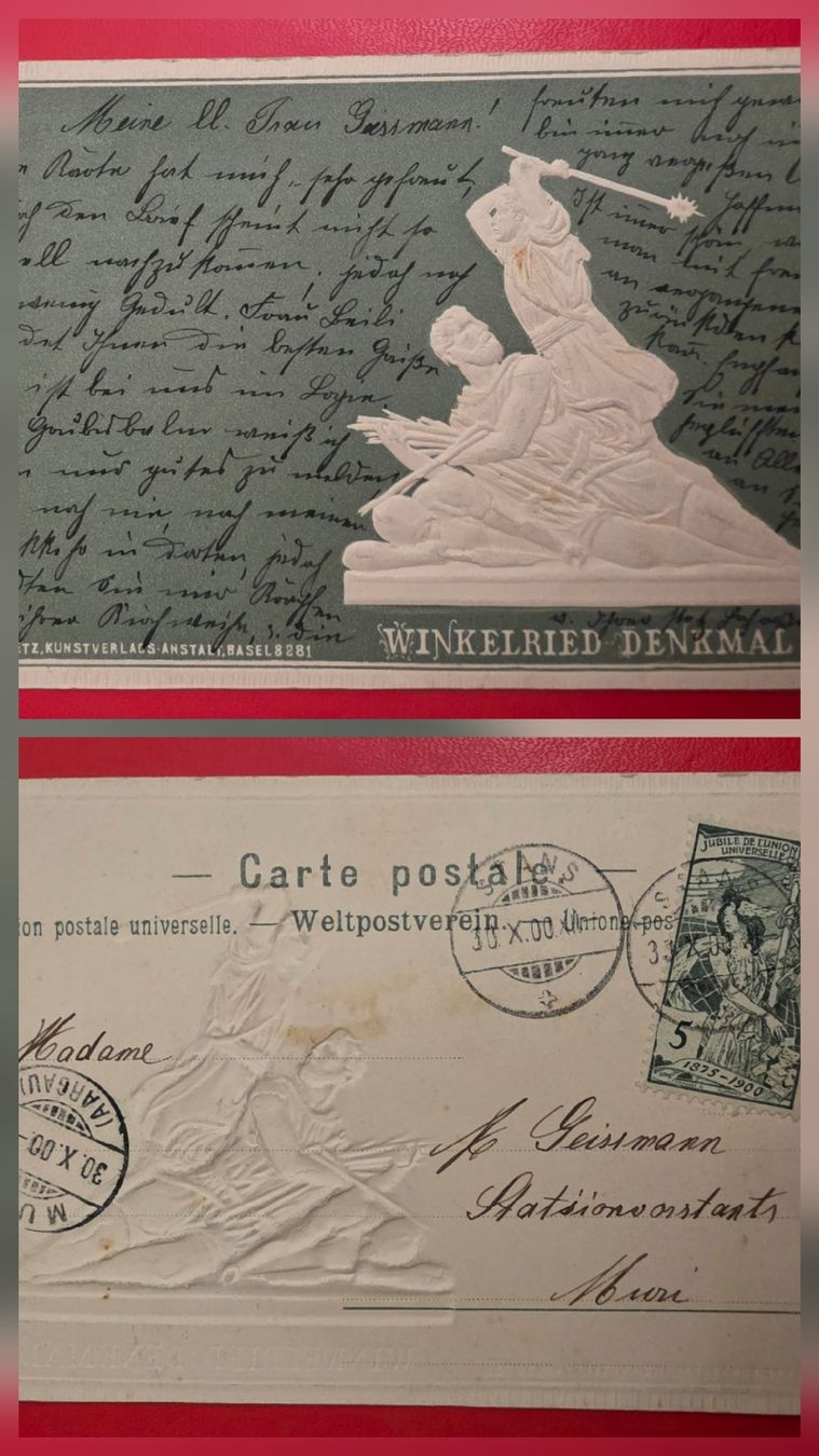 Ansichtskarten: Postkarte 1900 – Gebraucht aus Bern von Kocholo 3