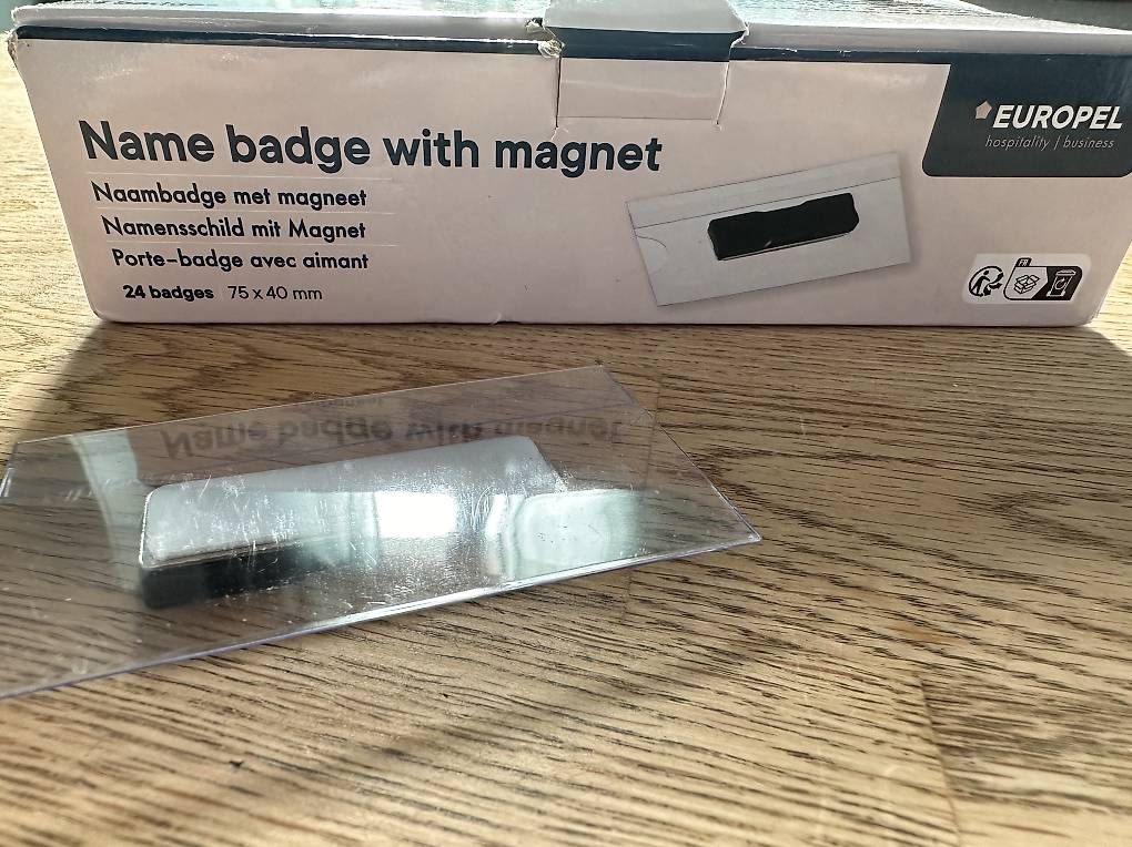 Schilder: Namensschilder magnetisch 24x – Neu und originalverpackt aus Meisterschwanden von Meischti1