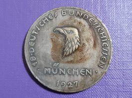 Medaille 1927, Bundesschiessen München, 40mm