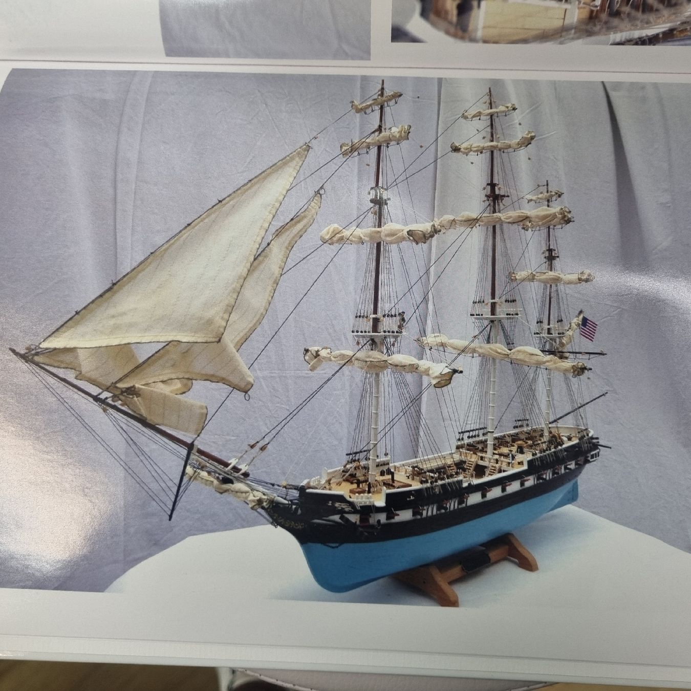 Kit di modellismo & Modellini statici: USS CONSTELLATION 1854 – Nuovo e nell'imballaggio originale da Männedorf venduto da Modellbau-wyss 1