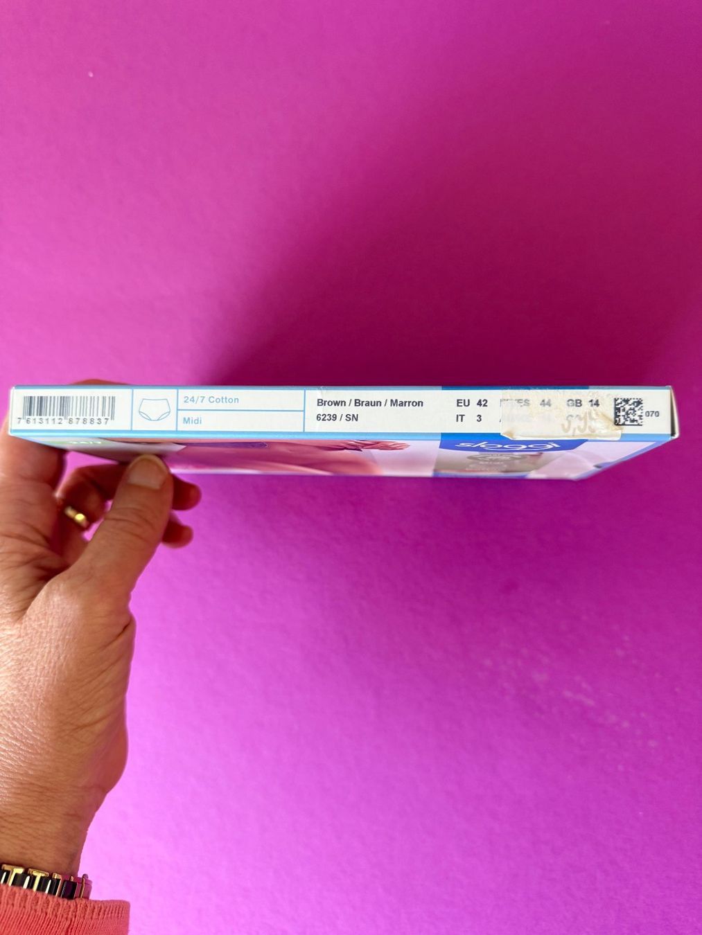 Sloggi Altra biancheria intima: SLOGGI Cotton, Slip Midi, Grösse 42, Farbe Braun – Nuovo e nell'imballaggio originale da Rudolfstetten venduto da gst_g7xl 1