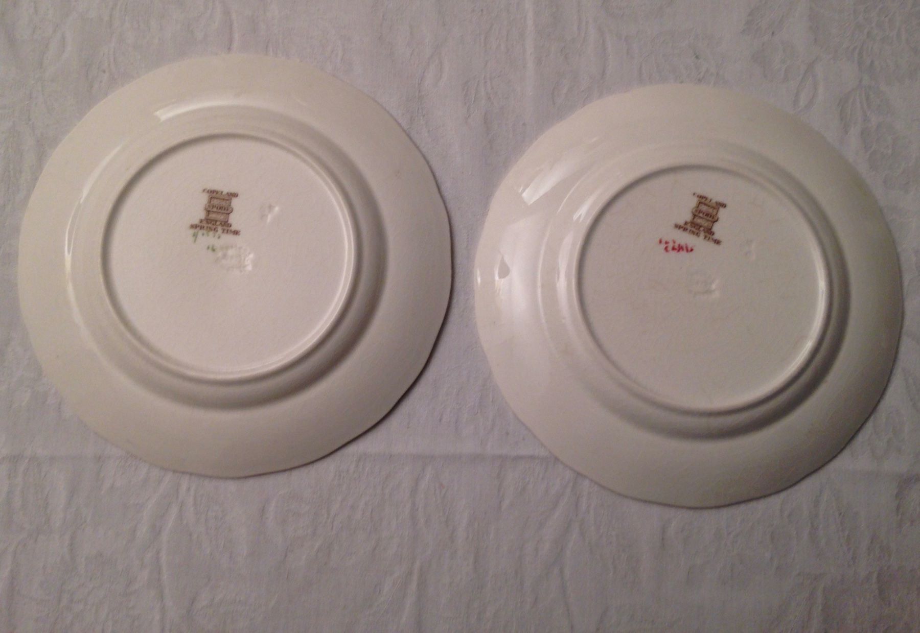 Piatti: 2 Teller SPODE England 17cm Durchmesser – Usato da Zürich venduto da loriana 1