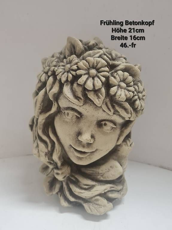 Statuette: Frühling Betonkopf  – Usato da Kriens venduto da LotusOase 4