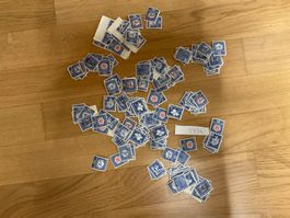 100Fr, 200x0.50Fr Frankaturware Ämter ungestempelt Sammlung