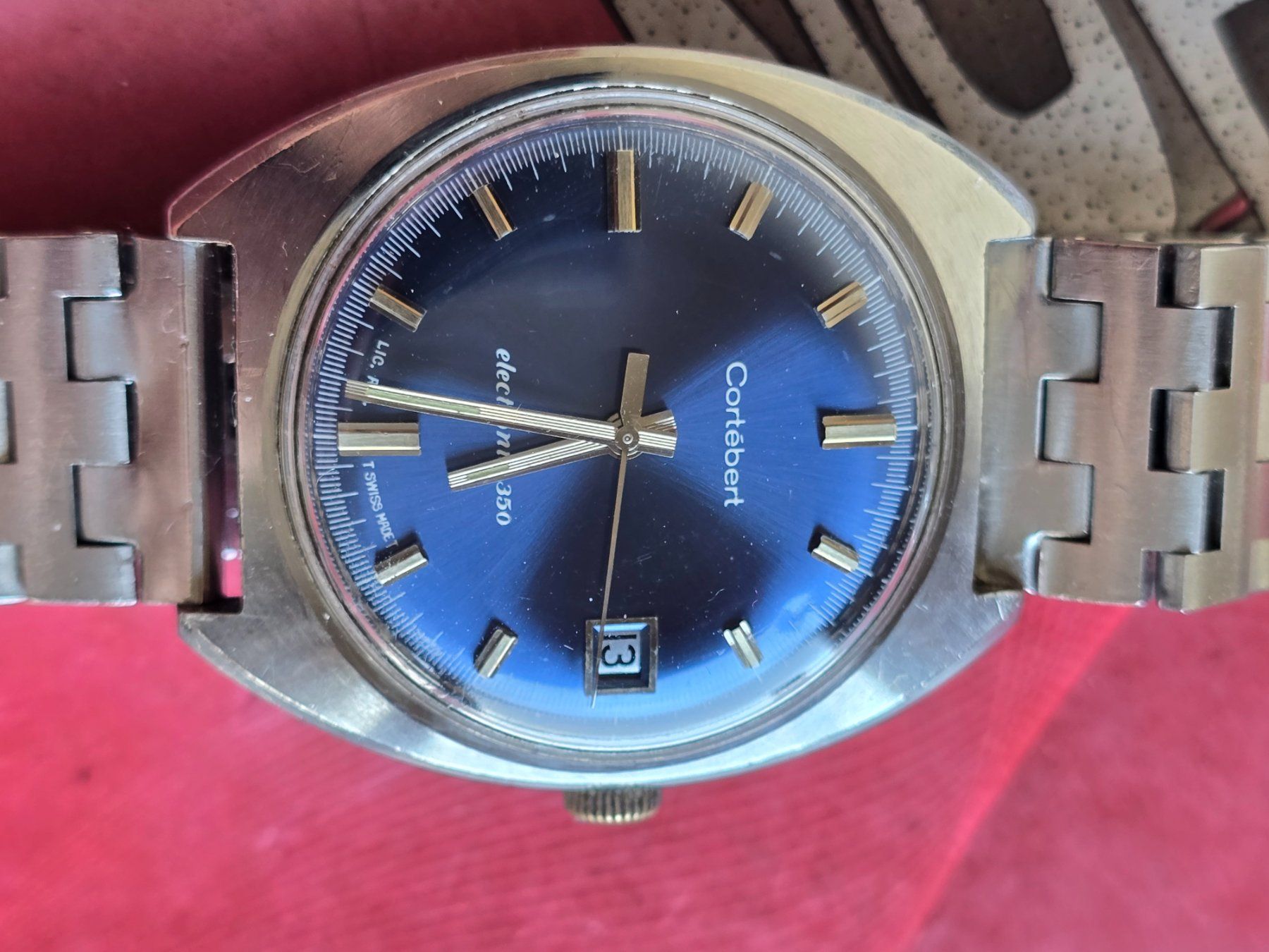 Cortébert Orologi: 260 Cortebert Electronic 350 Date aus 1969 – Usato da Muri AG venduto da Corredor 1