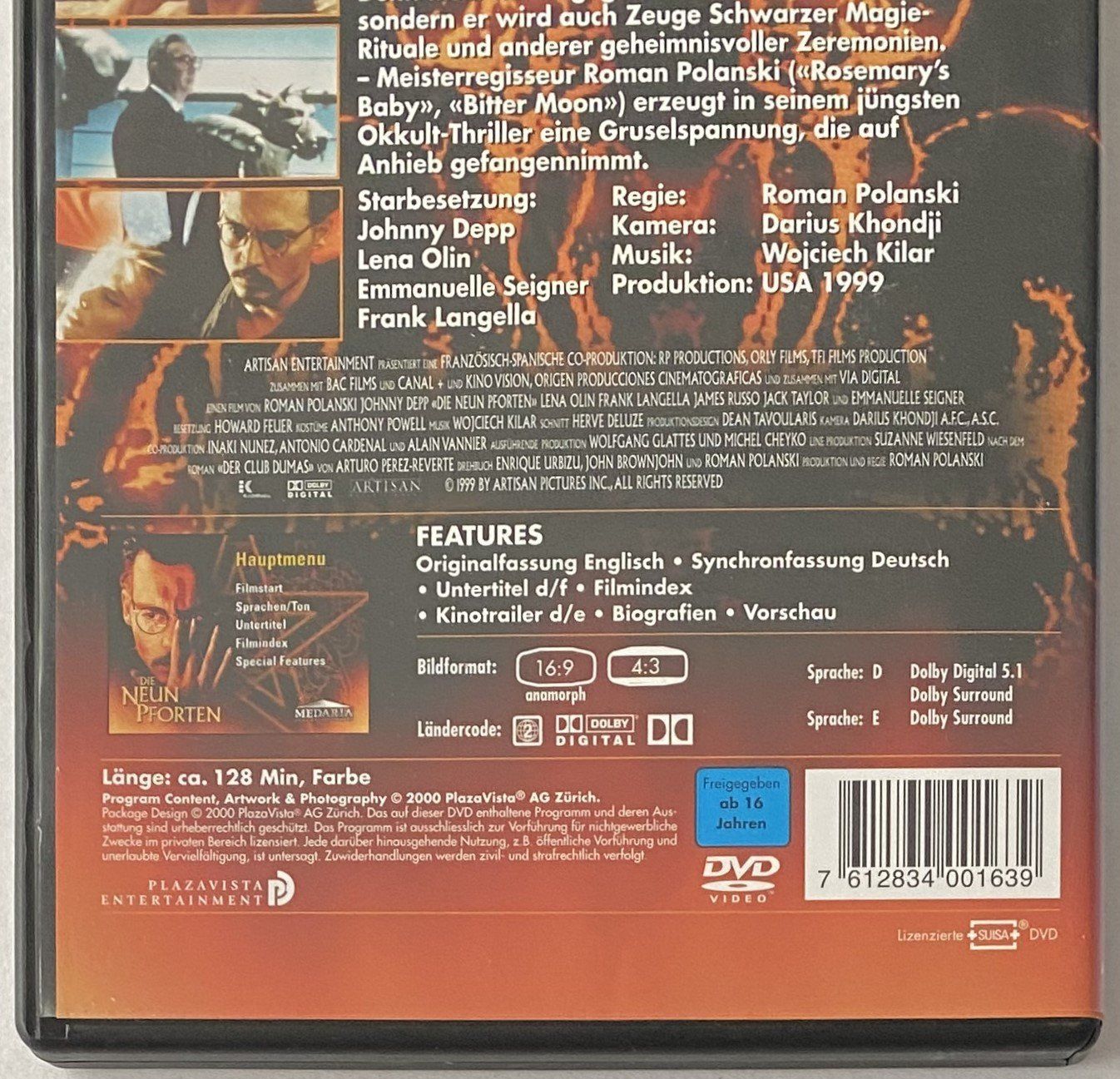 Alle DVDs: Die neun Pforten – Gebraucht aus Flums von Asquillo 2